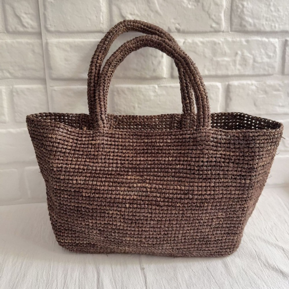 Women'S Raffia Bags - New Handmade Raffia Straw Bag Woven