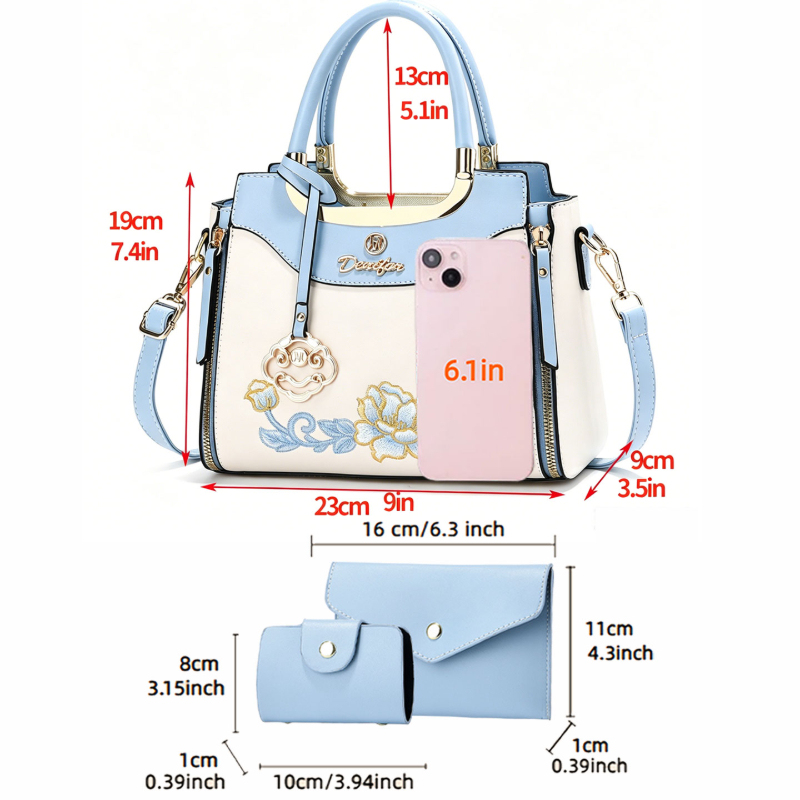 3-piece set of high-quality em - Women'S Bags Handbags review and price