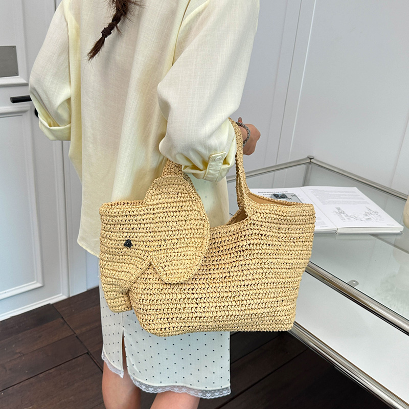 Elephant Shaped Raffia Handwov - Women'S Raffia Bags review and price