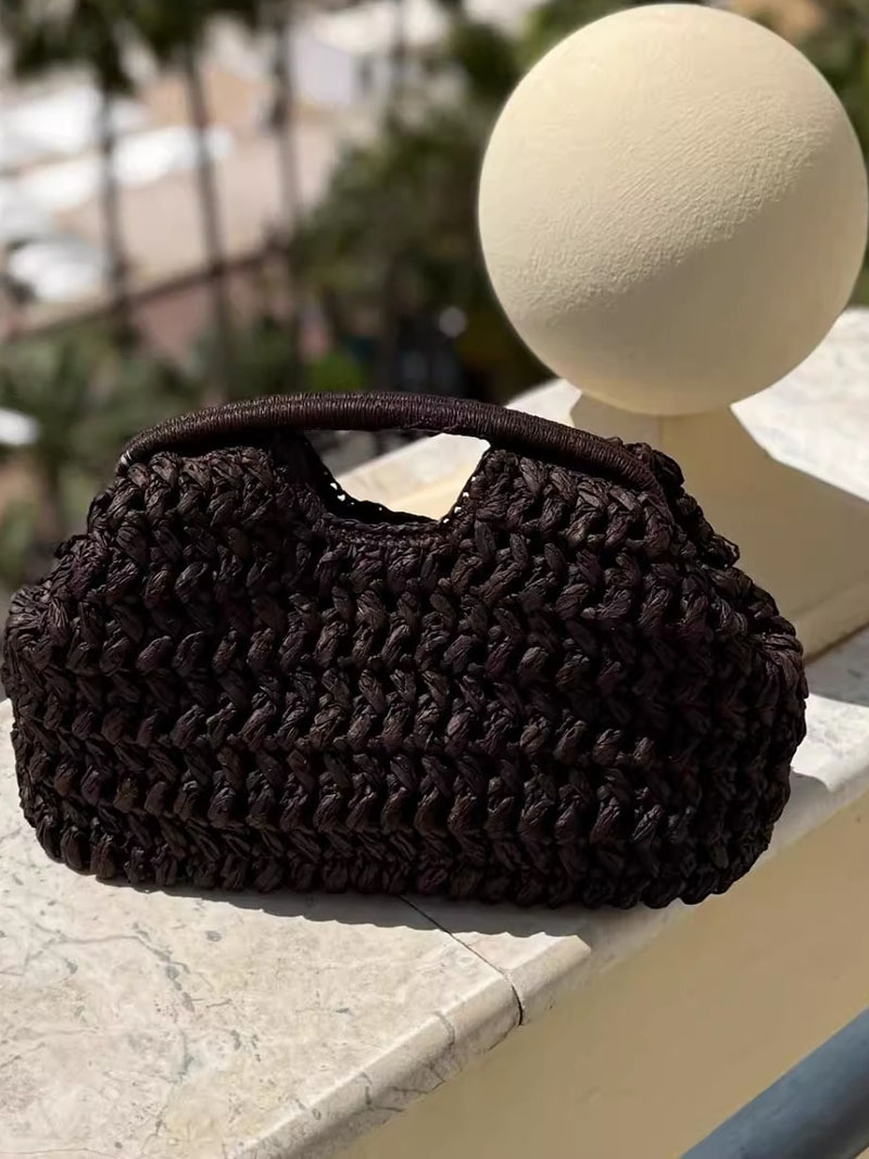 Elegant Ladies Chain Woven Han - Women'S Raffia Bags review and price
