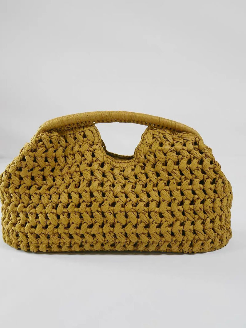 Elegant Ladies Chain Woven Han - Women'S Raffia Bags review and price