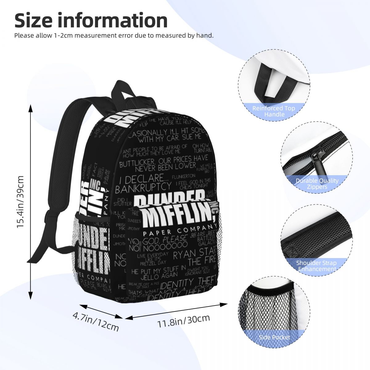 The Office Quotes Dunder Miffl - Women Bags Company review and price